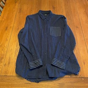 Madewell Oversized Ex-Boyfriend Top